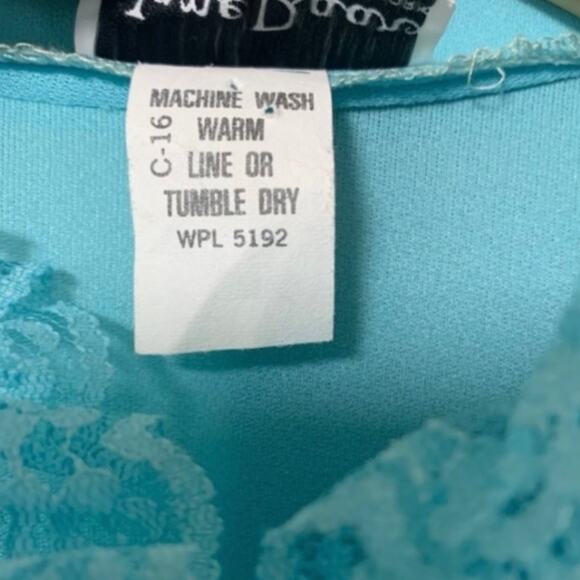 Vintage 70's Jane Baar New York Dress Sz Medium Sheer Retro Prairie Mod Era - Picture 4 of 7